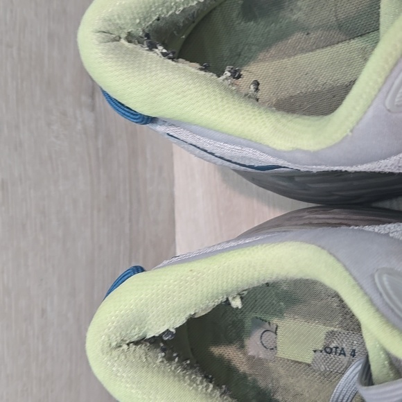 HOKA One One Mens Gaviota 4 Gray Athlrtic Platform Running Shoes Sneakers  14D - Picture 4 of 15